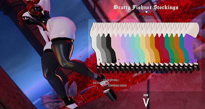VIENA. Bratty Fishnet Stockings Fatpack {Add me}