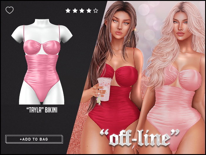 "Off-Line" x "Tayla" Bikini / Rose