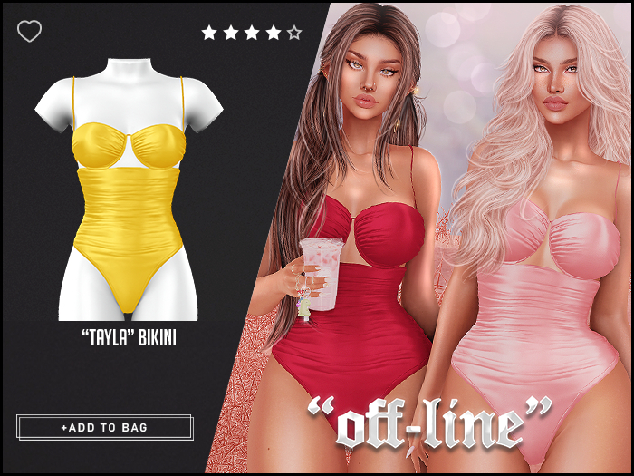 "Off-Line" x "Tayla" Bikini / Lemon