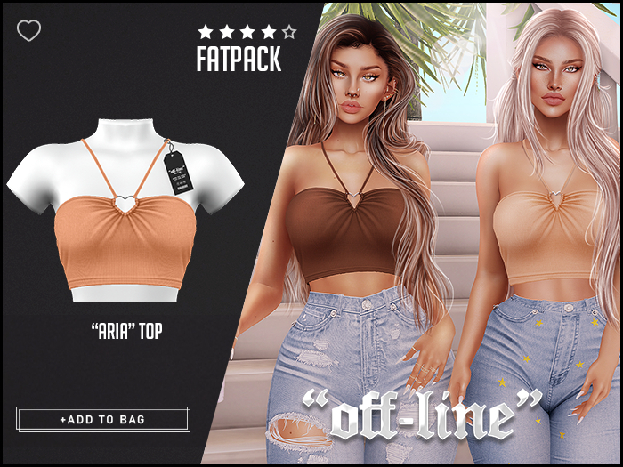 "Off-Line" x "Aria" Top / Fatpack