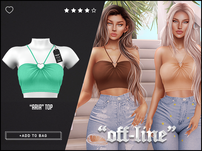 "Off-Line" x "Aria" Top / Spring