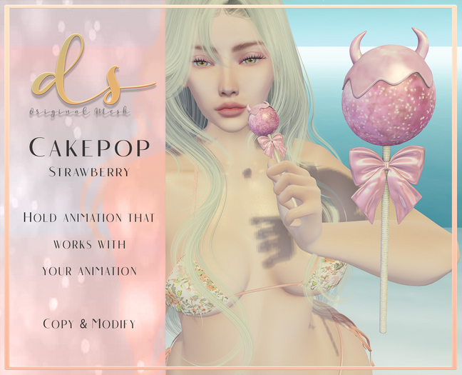 DS - Cakepop - Strawberry Pink