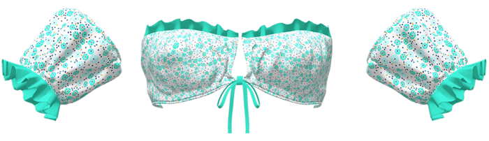 BOX LOLA.Caline Flora Top (SwimmersPool)