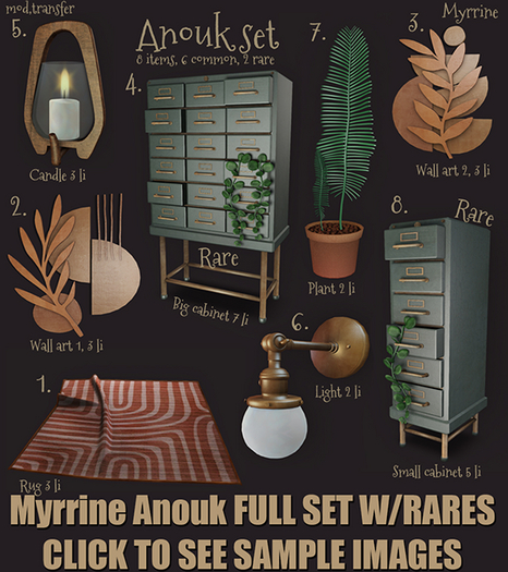 Myrrine Anouk FULL SET W/RARES