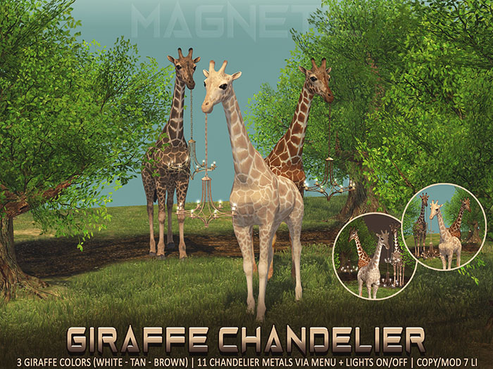 Magnetic - Giraffe Chandelier