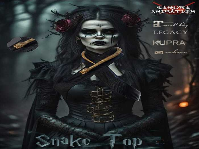 Snake Top Sakura box