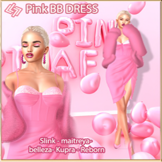 LEGENDAIRE PINK BB DRESS
