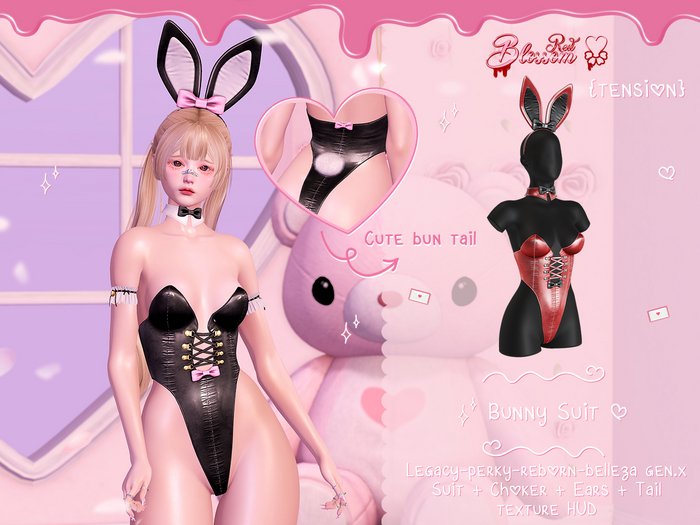 { Red Blossom } Bunny Suit { TENSION }