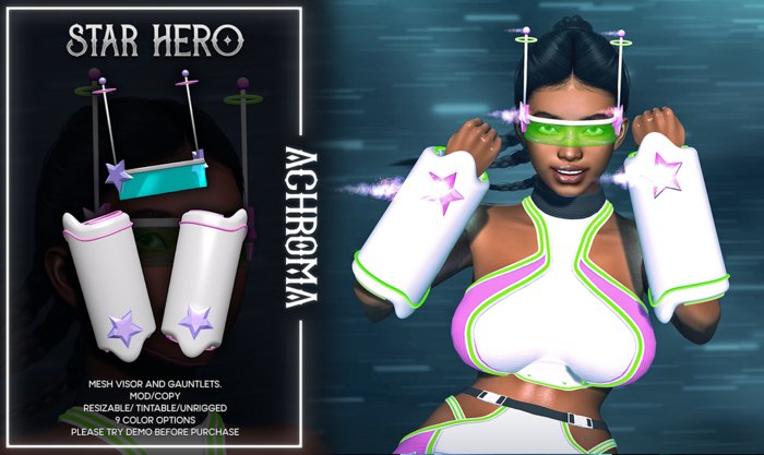 [ .A. ] Star Hero Visor