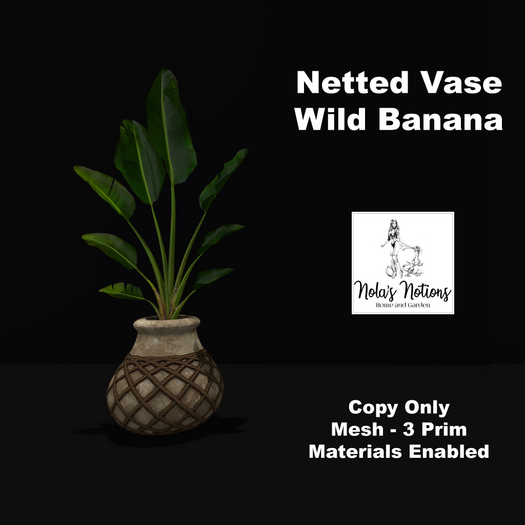 Netted Vase Wild Banana EX