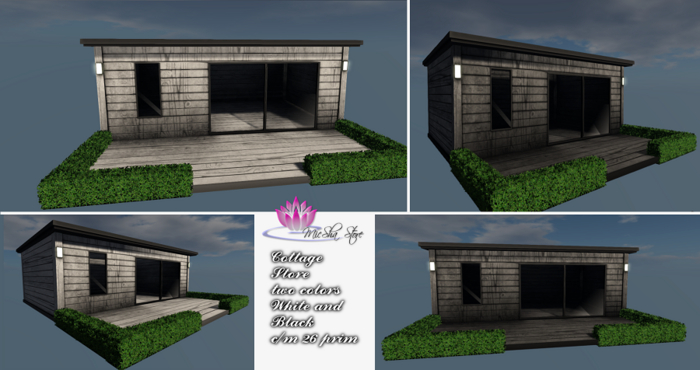 MICSHA-COTTAGE STORE BLACK-WHITE