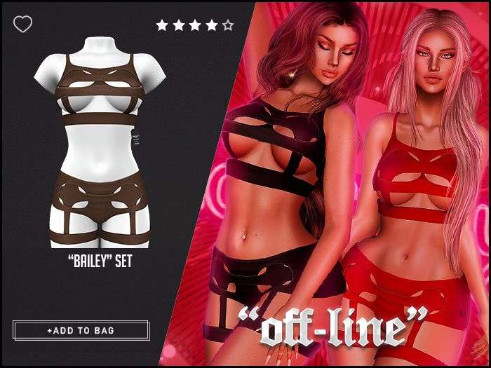 "Off-Line" x "Bailey" Set / Bear