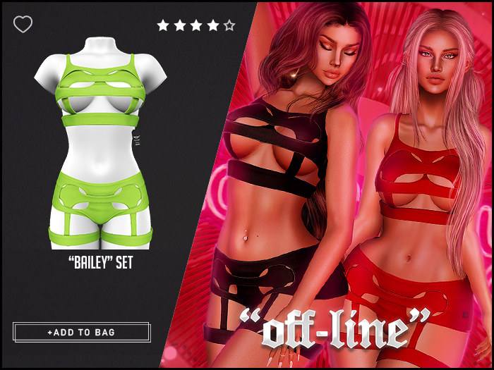 "Off-Line" x "Bailey" Set / Treuse