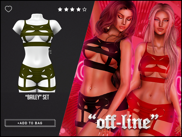 "Off-Line" x "Bailey" Set / Moss