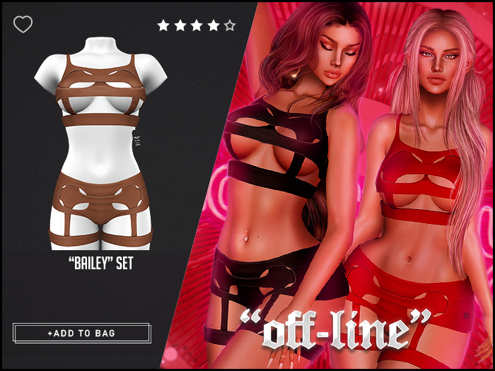 "Off-Line" x "Bailey" Set / Caramel