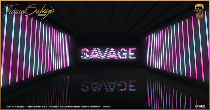Tunnel Salvaje Backdrop - The Bearded Guy