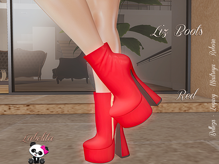 [LABELITA] Liz Boots Red
