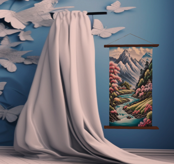~FT~ HARMONY LANDSCAPE WITH RIVER Artwrok by Akiv Wizardly 