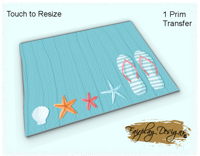 ~R~Mesh Beaches Doormat~Touch to Resize