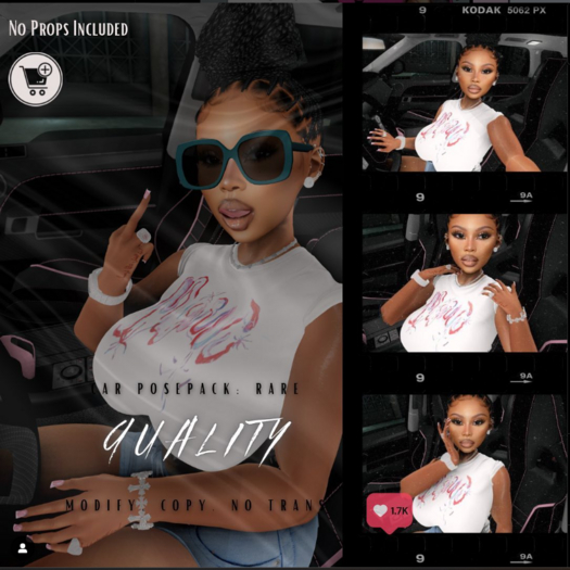 [QP] Rare Car Posepack 