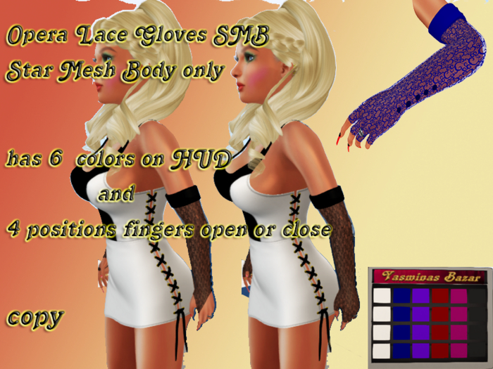 Opera Lace Gloves SMB boxed