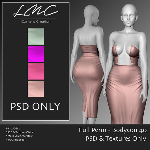 LMC PSD - Bodycon 40 - PSD & Textures ONLY !!!