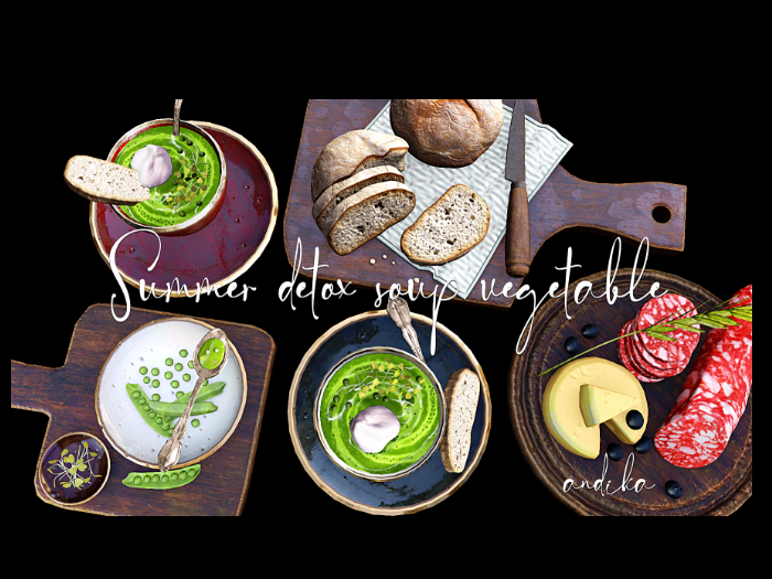 **Wear /andika {Summer detox soup vegetable}Dispenser Set