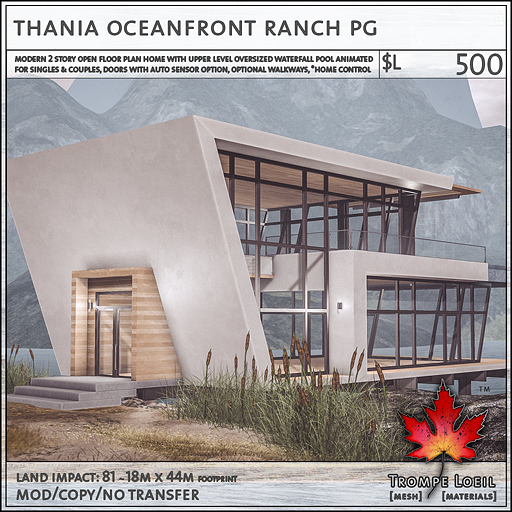 Trompe Loeil - Thania Oceanfront Ranch PG [mesh]