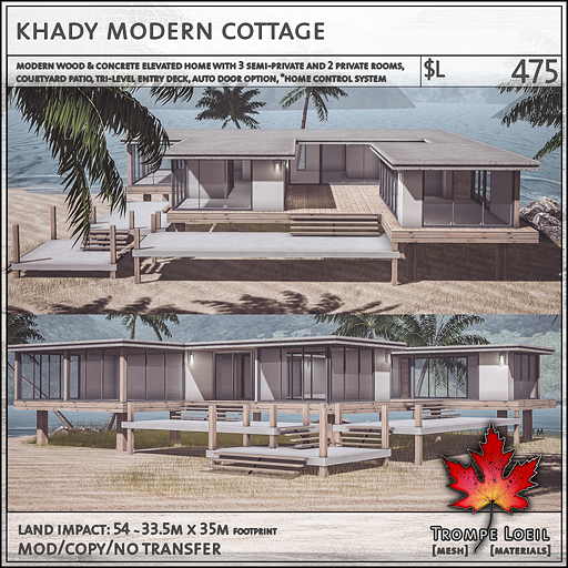 Trompe Loeil - Khady Modern Cottage [mesh]