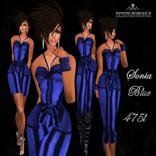 HOUSE OF BENINGBOROUGH -  Sonia - Blue
