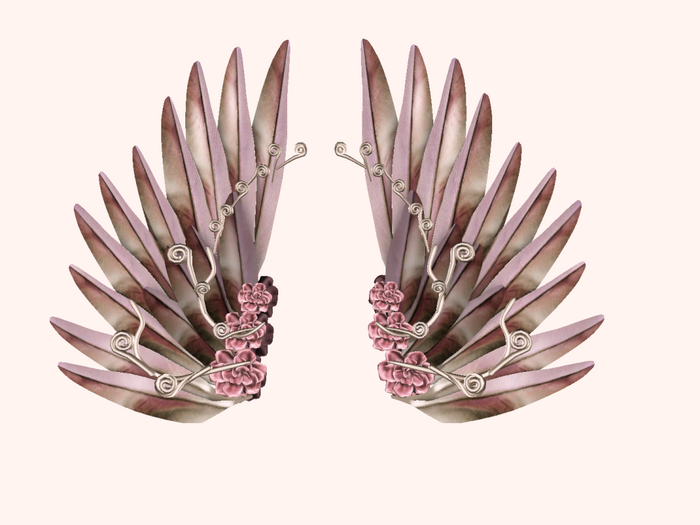 GizzA - Mystical Wings Set / Wings [Pink Roses] RARE
