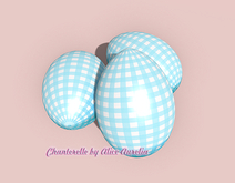 {Petite Maison} Spring Eggs: Teal Gingham
