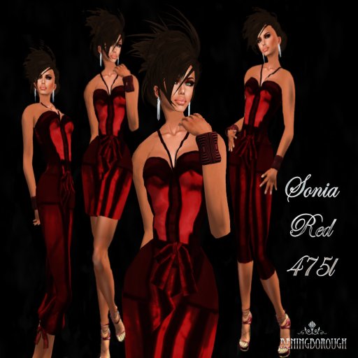 HOUSE OF BENINGBOROUGH -  Sonia -Red