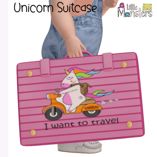 *LM* Unicorn Suitcase  Boxed Hud