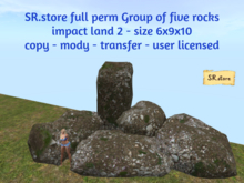 SR.store full perm Group of five rocks