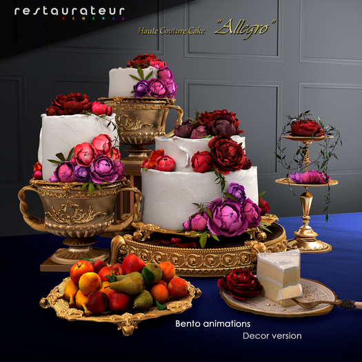 <RG> Haute Couture Cake "Allegro". Dispenser.
