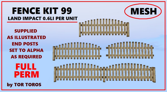 FENCE KIT 99 FULL PERM (Boxed)