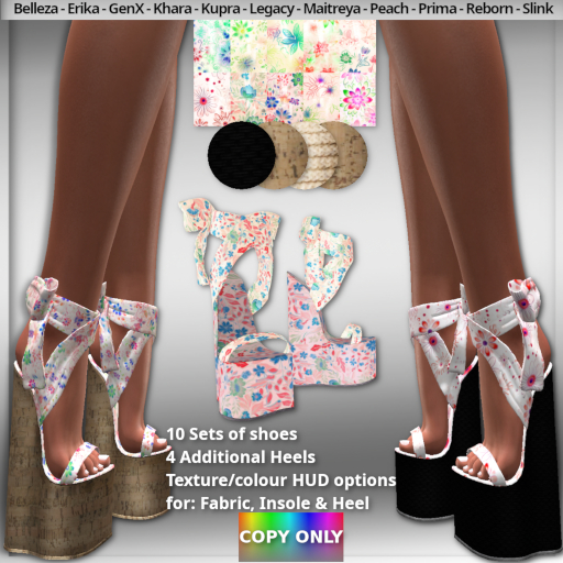 *DCDF* Orchid Heels: Botany B