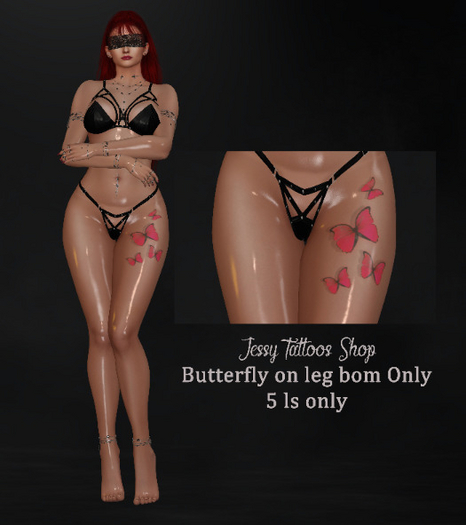 Butterfly color legs