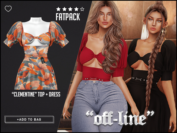 "Off-Line" x "Clementine" Dress / Fatpack