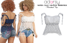 adorsy - Karolina Top White - Maitreya/Legacy/Lara Petite/Reborn-Rolls