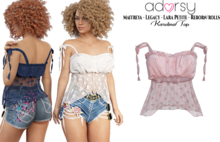 adorsy - Karolina Top Soft Pink - Maitreya/Legacy/Lara Petite/Reborn-Rolls