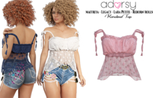 adorsy - Karolina Top Pink - Maitreya/Legacy/Lara Petite/Reborn-Rolls