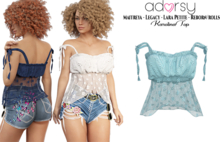 adorsy - Karolina Top Light Blue - Maitreya/Legacy/Lara Petite/Reborn-Rolls