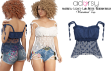 adorsy - Karolina Top Blue - Maitreya/Legacy/Lara Petite/Reborn-Rolls