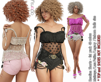 adorsy - Karolina Shorts Fatpack - Maitreya/Legacy/Lara Petite/Reborn-Rolls