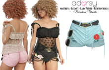 adorsy - Karolina Shorts Light Blue - Maitreya/Legacy/Lara Petite/Reborn-Rolls