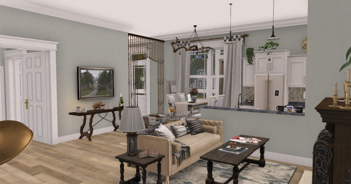 Rubble - LH Creek Stone Room Divider Add-On