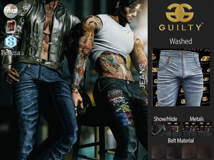 Guilty 129 Nevermind Jeans-02 Washed