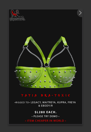 P.D - Tatia Bra - TOXIC {ADD ME}
